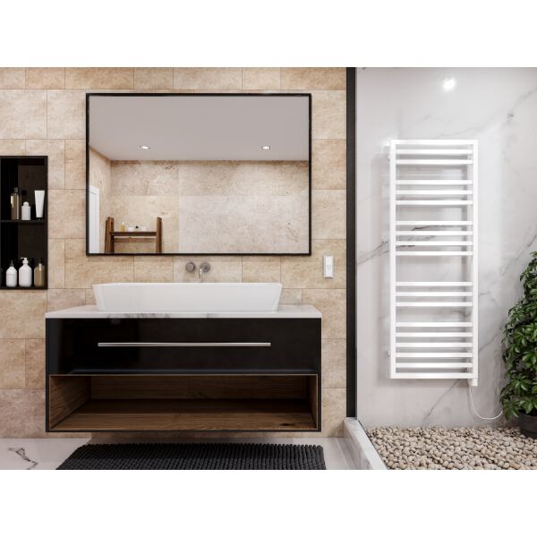 Badheizk&ouml;rper Zehnder Quaro Spa IHD Weiss Heizpatrone links image number 1
