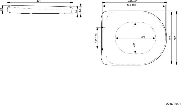 Klosettsitz Toto Weiss image number 1
