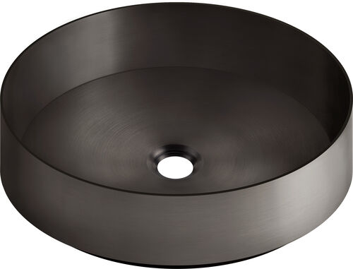 Auflegewaschtisch Gessi 316 Black metal brushed