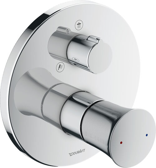 Bademischer-Endmontageset Duravit White Tulip Verchromt