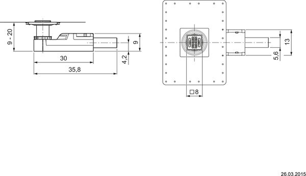 Siphon Geberit pour douches de plain-pied image number 1