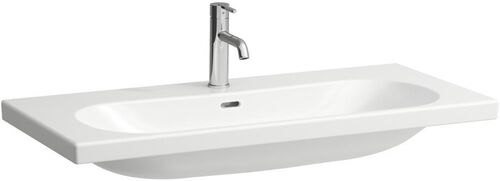 Auflegewaschtisch Laufen Lua 100 x 46 cm Weiss Cleaneffekt