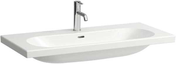 Auflegewaschtisch Laufen Lua 100 x 46 cm Weiss Cleaneffekt image number 0