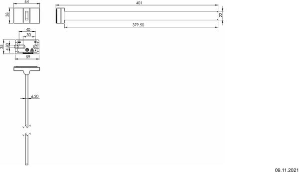 Handtuchhalter Bodenschatz Chic 22 Verchromt image number 1