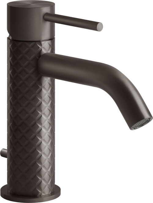 Einlochmischer Gessi 316 Black metal brushed Intreccio