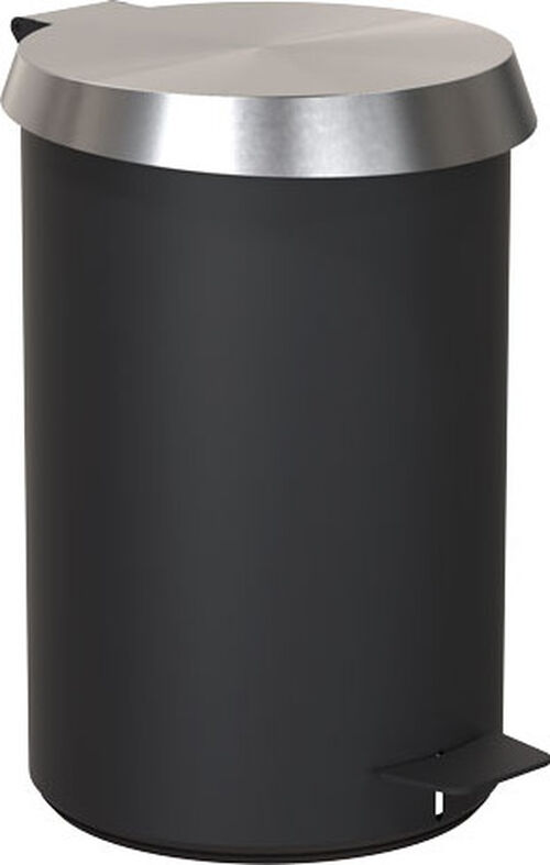 Abfallbeh&auml;lter Frost Nova 2 Schwarz matt Top brushed stainless