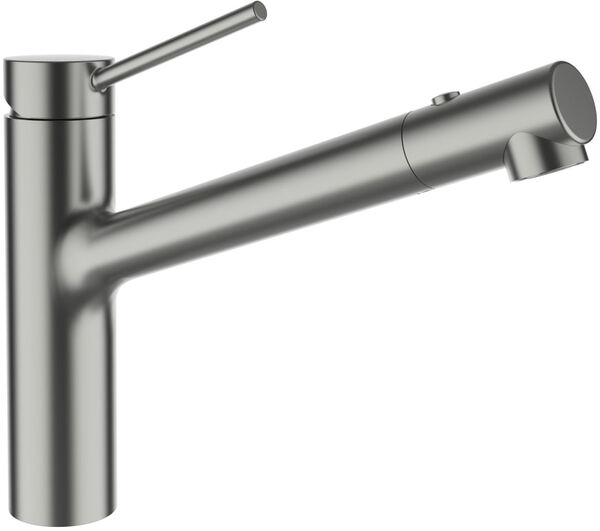 Sp&uuml;ltischmischer Laufen Twinplus Edelstahl geb&uuml;rstet image number 0