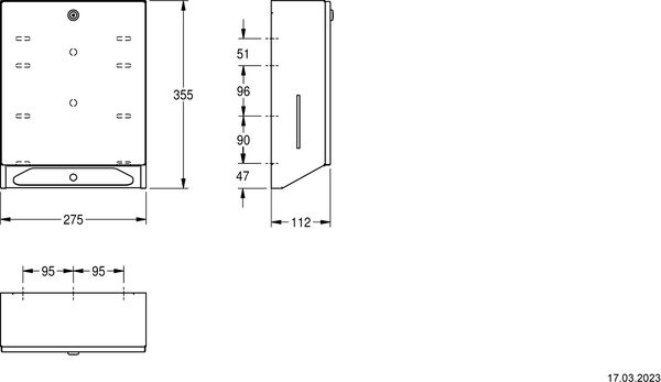 Papierhandtuchspender KWC Rodan RODX 600 image number 1