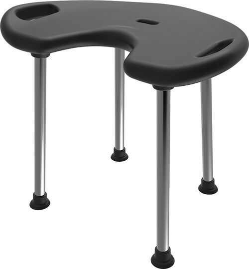 Tabouret de douche Nosag Inoxcare Noir