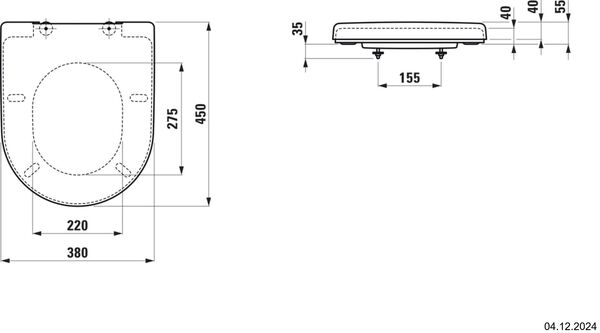 Klosettsitz Pro Weiss image number 1