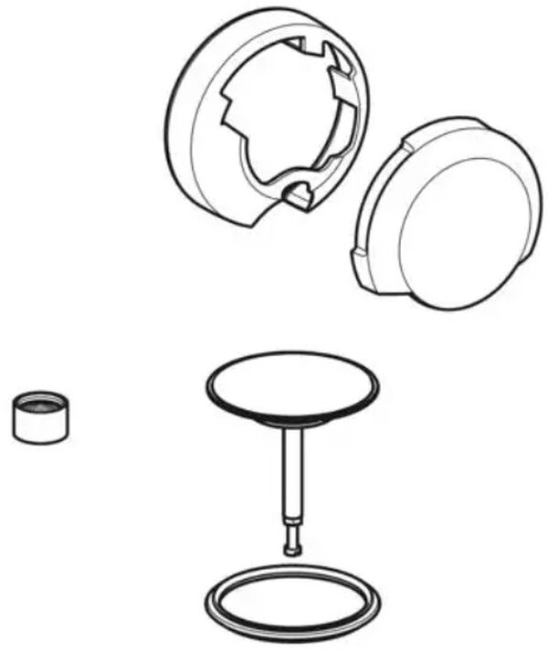 Fertigbauset Geberit Verchromt image number 0