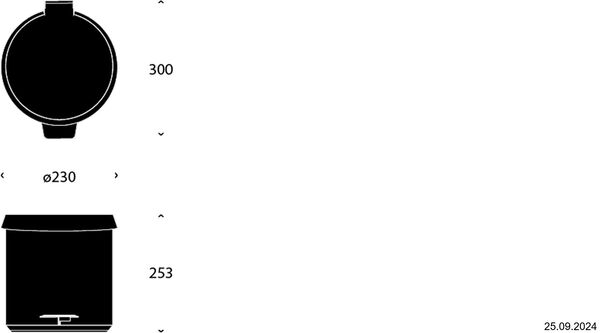 Abfallbeh&auml;lter Frost Nova 2 Copper brushed Top brushed copper image number 1