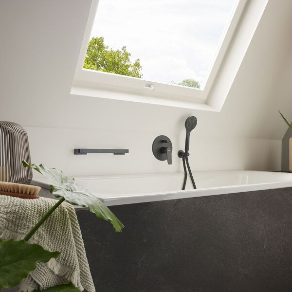 Corrimano Alterna direta - diritto Nero opaco image number 1