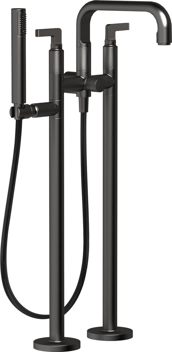 Badebatterie Gessi Inciso Black metal brushed image number 0