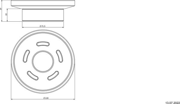 Seifenhalter Alterna piana Schwarz matt image number 1