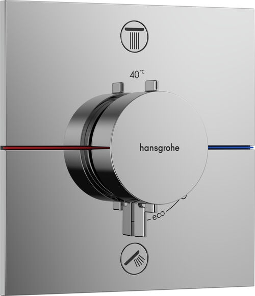 Duschsystem Hansgrohe Shower Select Comfort E Verchromt