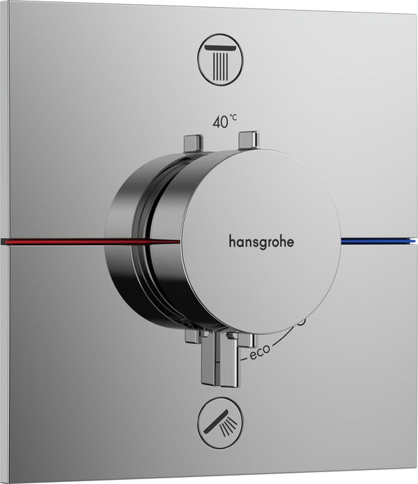 Duschsystem Hansgrohe Shower Select Comfort E Verchromt image number 0