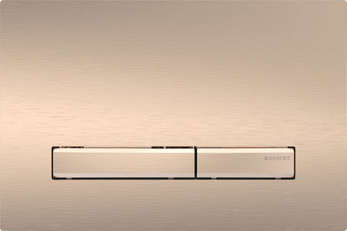 Bet&auml;tigungsplatte Geberit Sigma50 square Rotgold