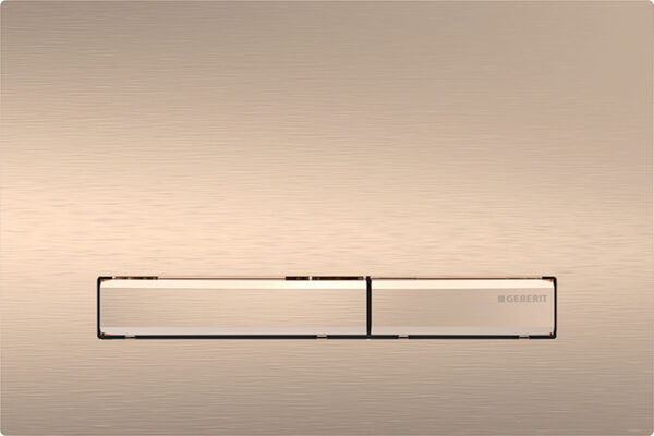 Bet&auml;tigungsplatte Geberit Sigma50 square Rotgold image number 0