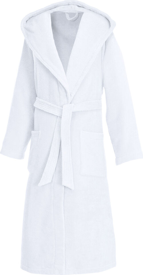 Bademantel Weseta dreamflor weiss Gr&ouml;sse L