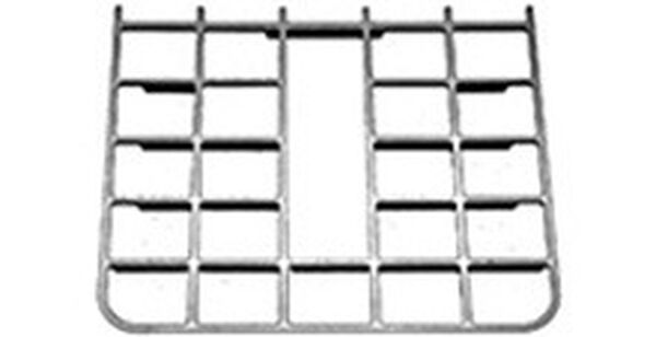 Auflagerost Romay Classic / Trend Weiss marmoriert image number 0
