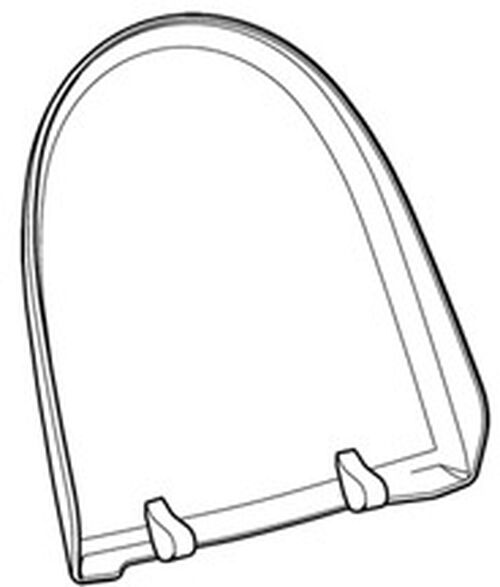 Deckel zu Klosettsitz Geberit AquaClean Weiss