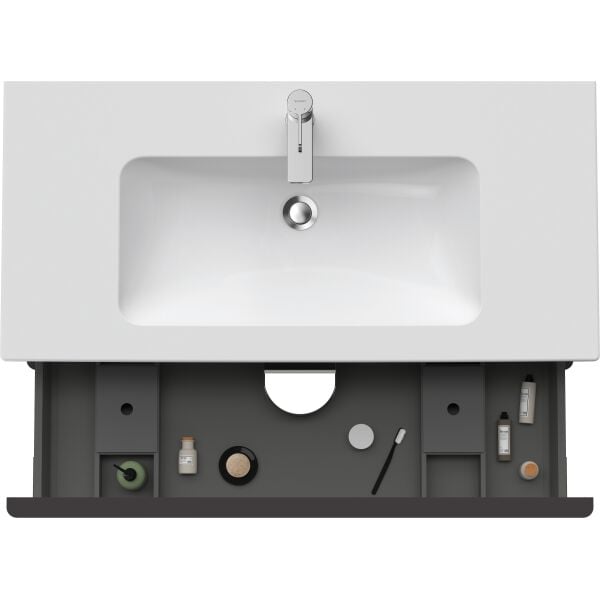 Waschtischm&ouml;bel Duravit D-Neo Betongrau matt image number 4