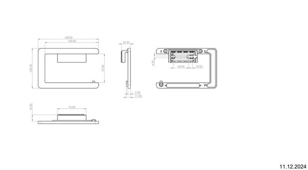 Papierhalter Alterna direta Finox image number 2