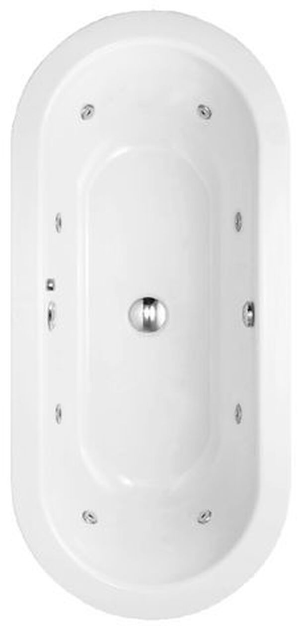 Whirlwanne Schmidlin Starlet Jet-System Weiss Cleaneffekt D&uuml;sen und Garnituren verchromt image number 0