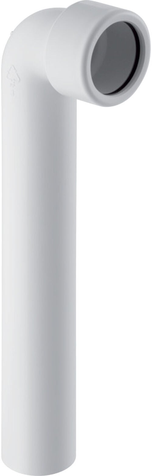 Anschlussbogen 90&deg; Weiss