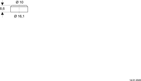 Rosette Geberit Euro Weiss image number 1