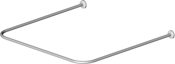 Duschenvorhangstange Bodenschatz, U-f&ouml;rmig Verchromt image number 0