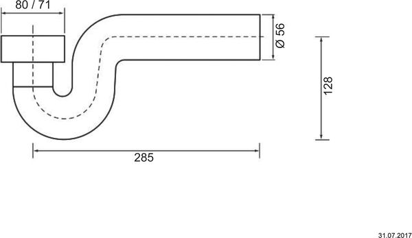 Rohrbogen-Sifon Schaco image number 1