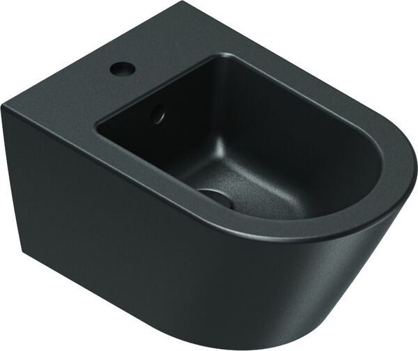 Wand-Bidet Catalano Zero Schwarz matt Cleaneffekt image number 0