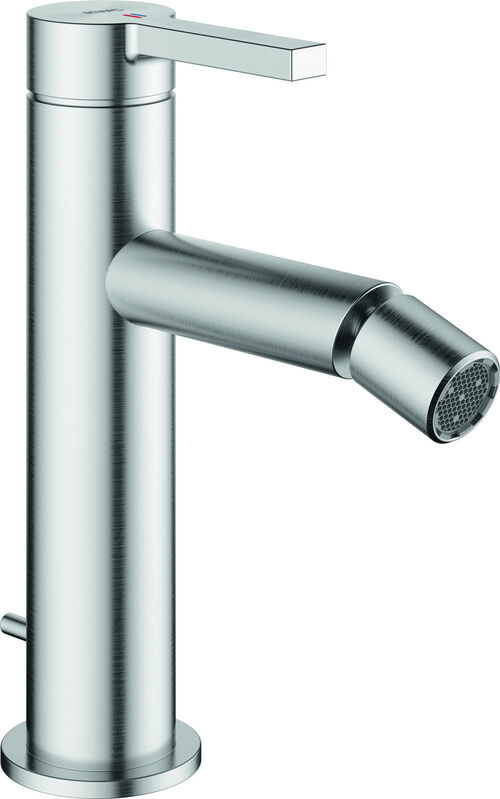 Bidetmischer KWC Ava E Edelstahl matt