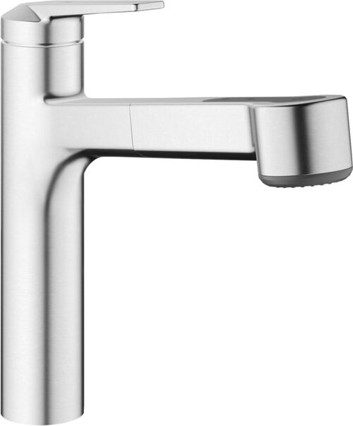 Sp&uuml;ltischmischer KWC Domo E Edelstahl matt