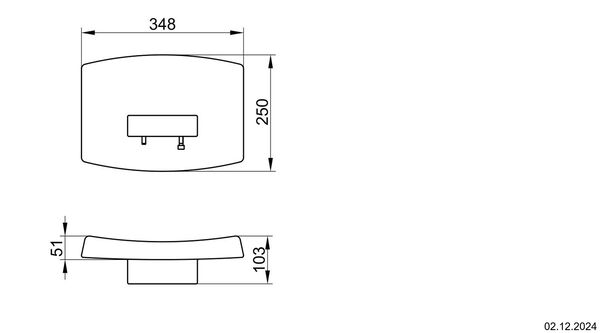 R&uuml;ckenst&uuml;tze Keuco Collection Axess Weiss matt image number 1