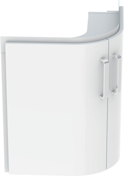 Eck-Waschtischm&ouml;bel Geberit Renova Compact Weiss