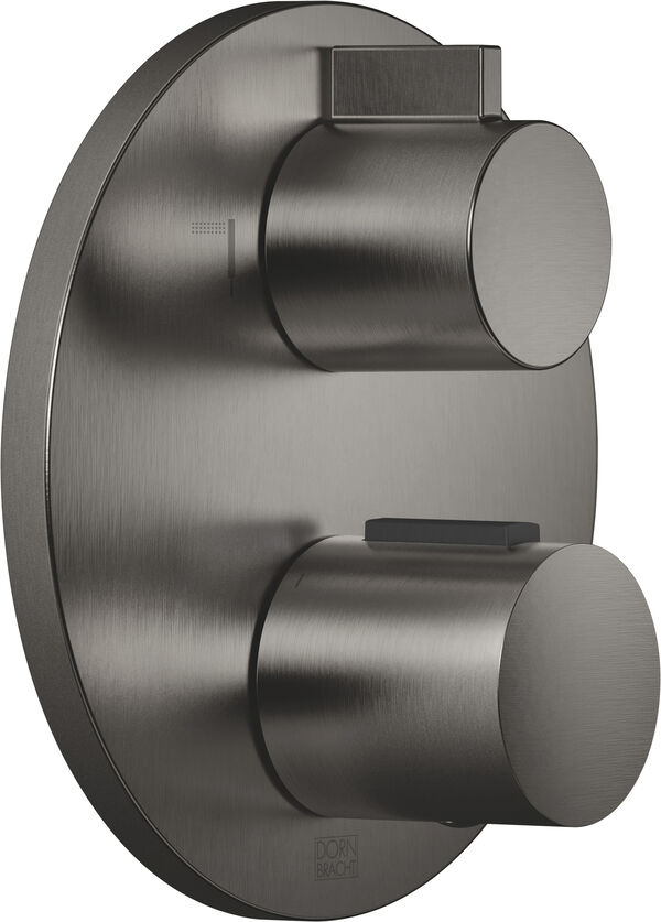 Thermostatmischer-Endmontageset Dornbracht Tara. Dark platinum matt image number 0