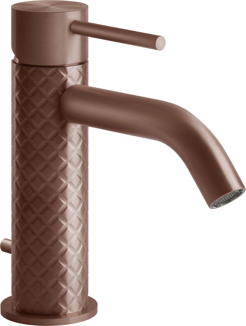 Einlochmischer Gessi 316 Copper brushed Intreccio