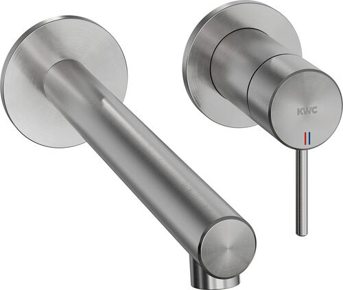 Wandmischer-Endmontageset KWC Ono E Edelstahl geb&uuml;rstet