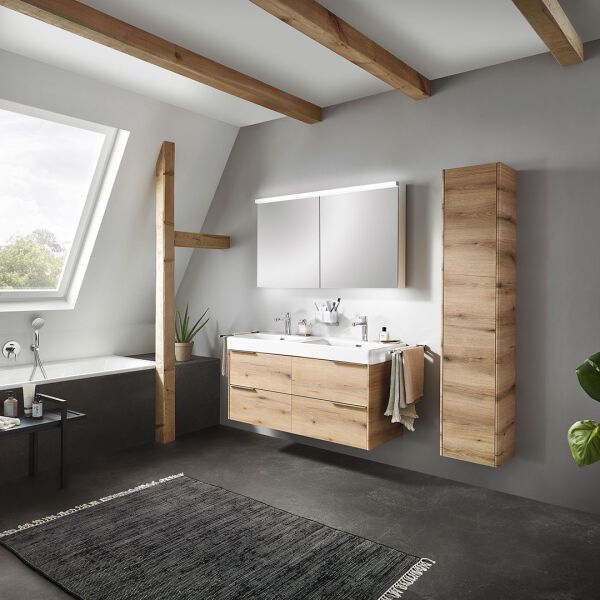 Spiegelschrank Alterna karat LED plus Weiss image number 1