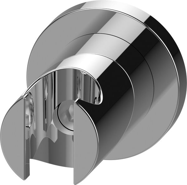 Brausenhalter Bodenschatz Adesio Verchromt image number 0