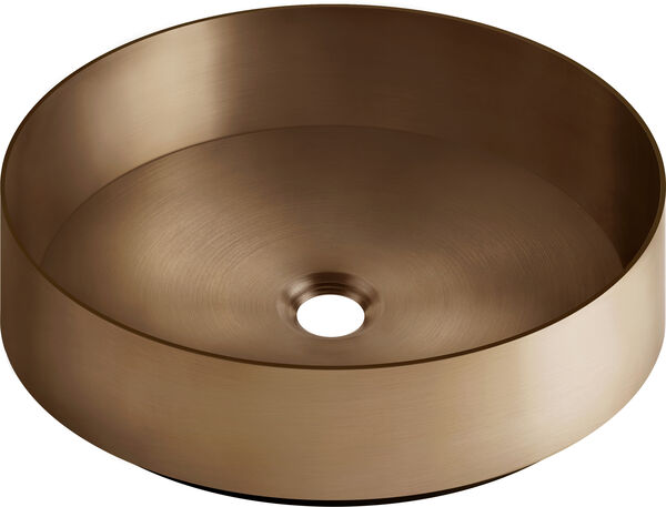 Auflegewaschtisch Gessi 316 Warm bronze brushed PVD image number 0