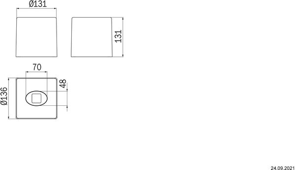 Kleenexhalter Inda Verchromt image number 1
