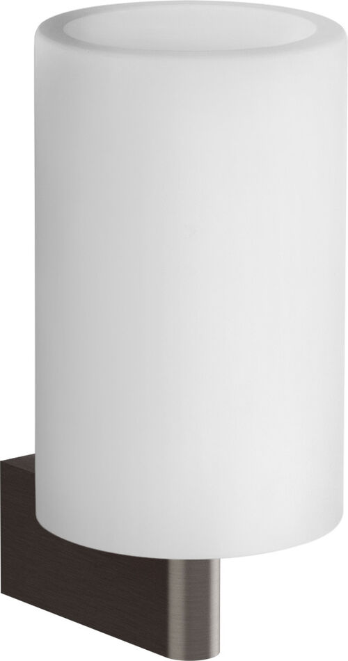 Glashalter Gessi Habito Black metal brushed