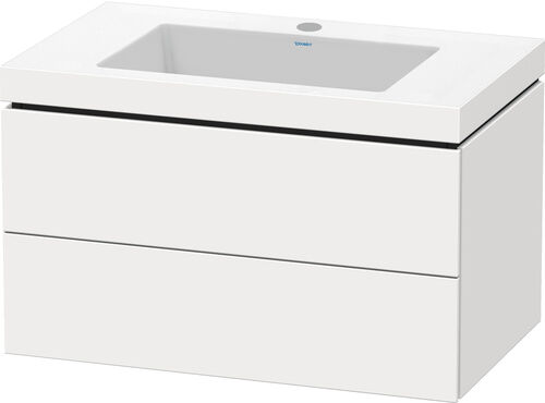Waschtischkombination Duravit Vero Air Weiss hochglanz