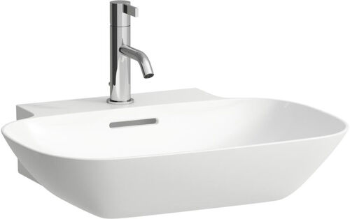 Auflegewaschtisch Ino 56 x 45 cm Weiss Cleaneffekt