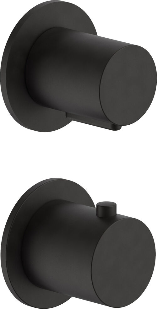 Bade- und Duschmischer Endmontageset Fantini Torino Deep black PVD