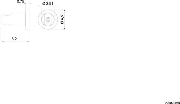 Brausenhalter Bodenschatz Adesio Verchromt image number 1